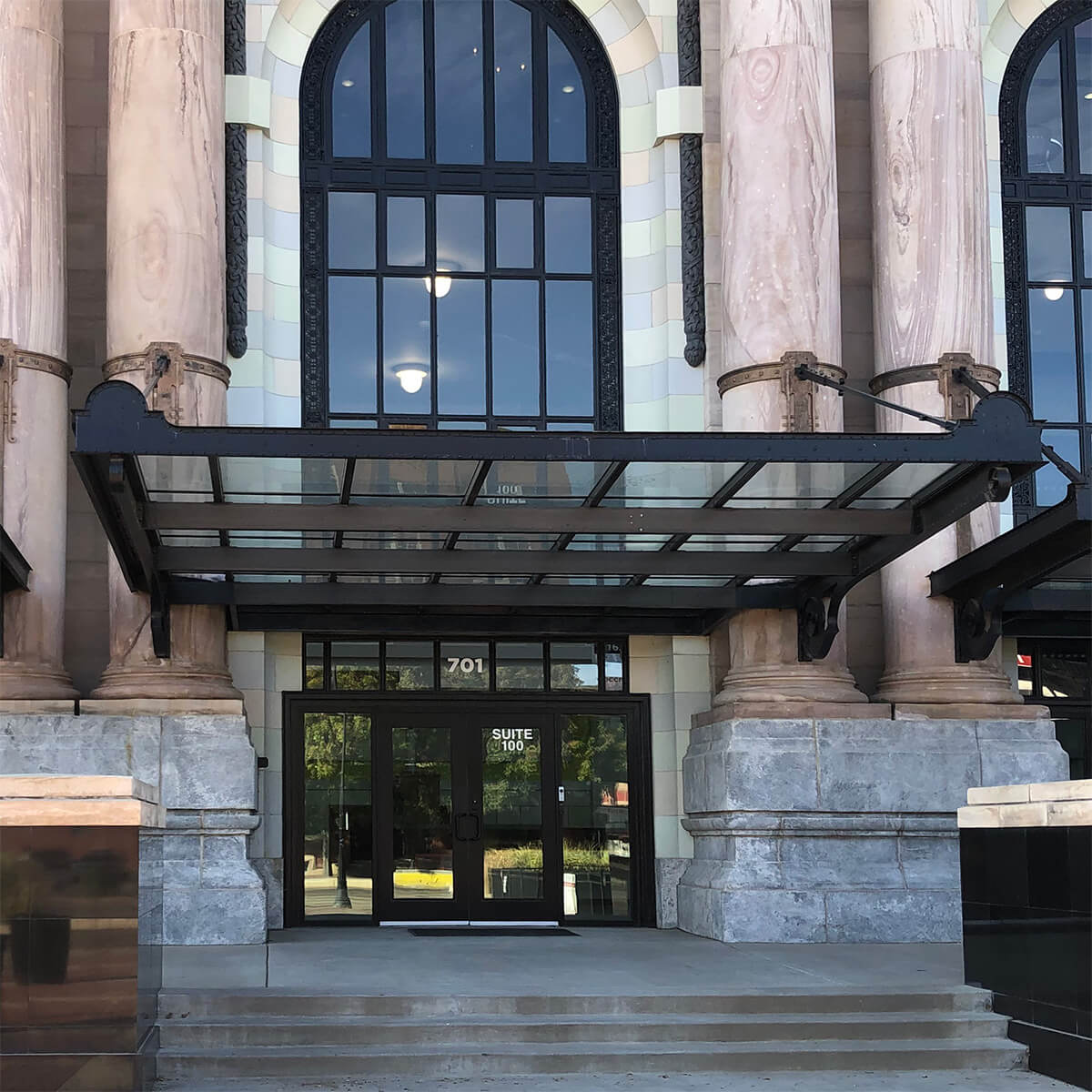 Crystal Clear Glass Canopies
